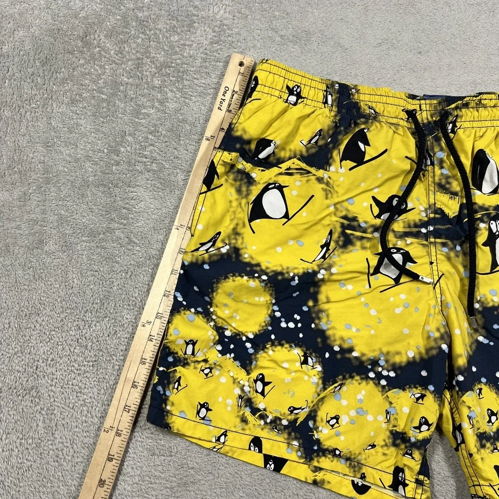 Vilebrequin Swim Shorts Mens 2XL Ski Penguin Print Lined Beach